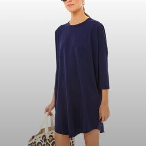 Tuckernuck Pomander Place Navy Sue Shirt Dress